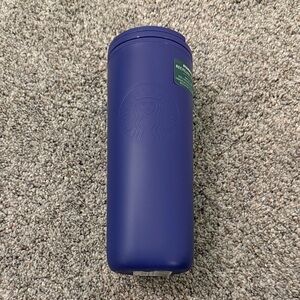 NWT Starbucks Purple 100% Recycled Plastic Triangle Tumbler